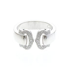 Cartier 2C Boucle Diamond · 18K White Gold