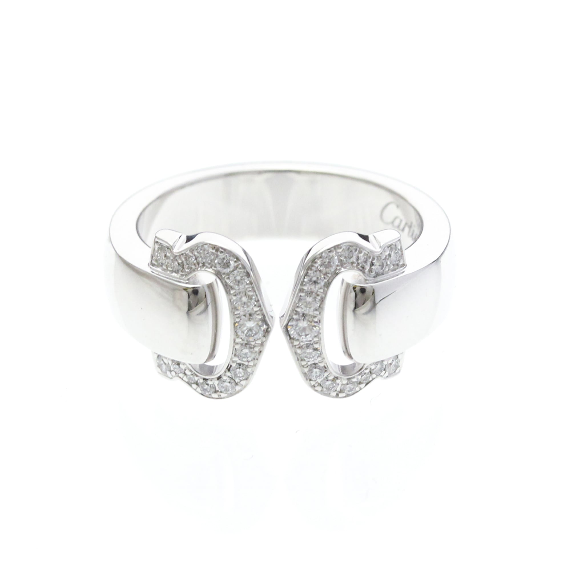 Cartier 2C Boucle Diamond · 18K White Gold