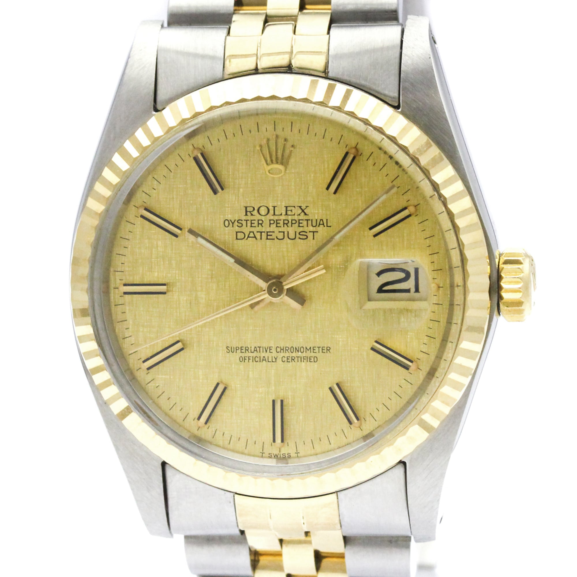 Rolex Datejust · Steel & 18K Yellow Gold