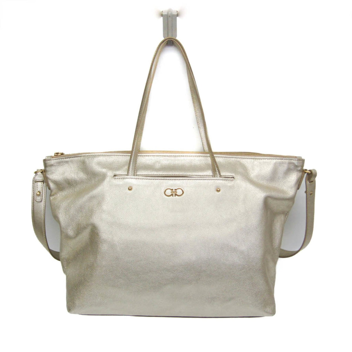 Salvatore Ferragamo Gancini · Leather Tote