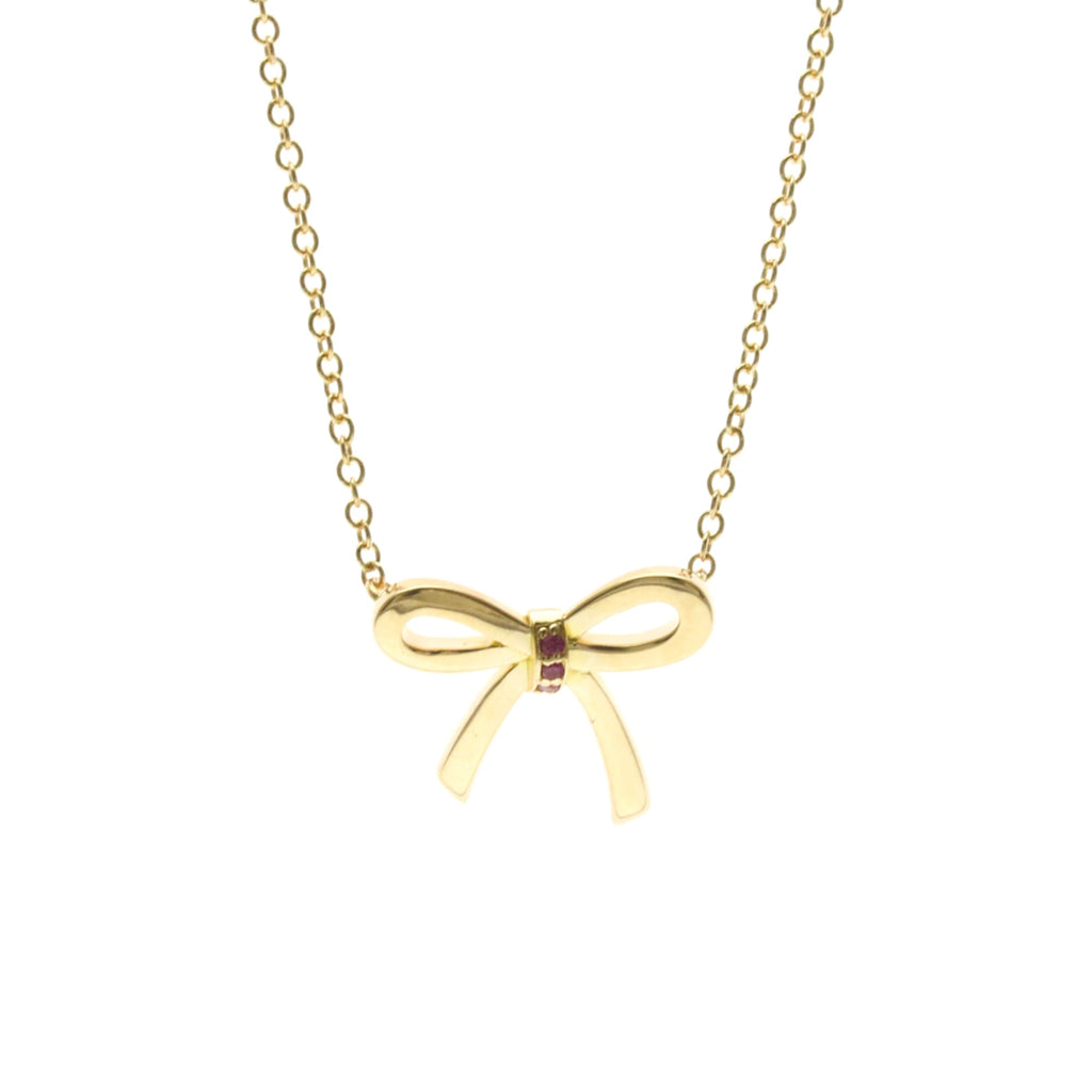 Tiffany Bow · Rose Gold · Pink Sapphire