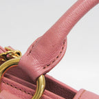 Miu Miu Madras · Leather Shoulder Bag