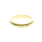 Tiffany Milgrain · 18K Yellow Gold