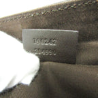 Gucci GG Canvas · Leather Handbag
