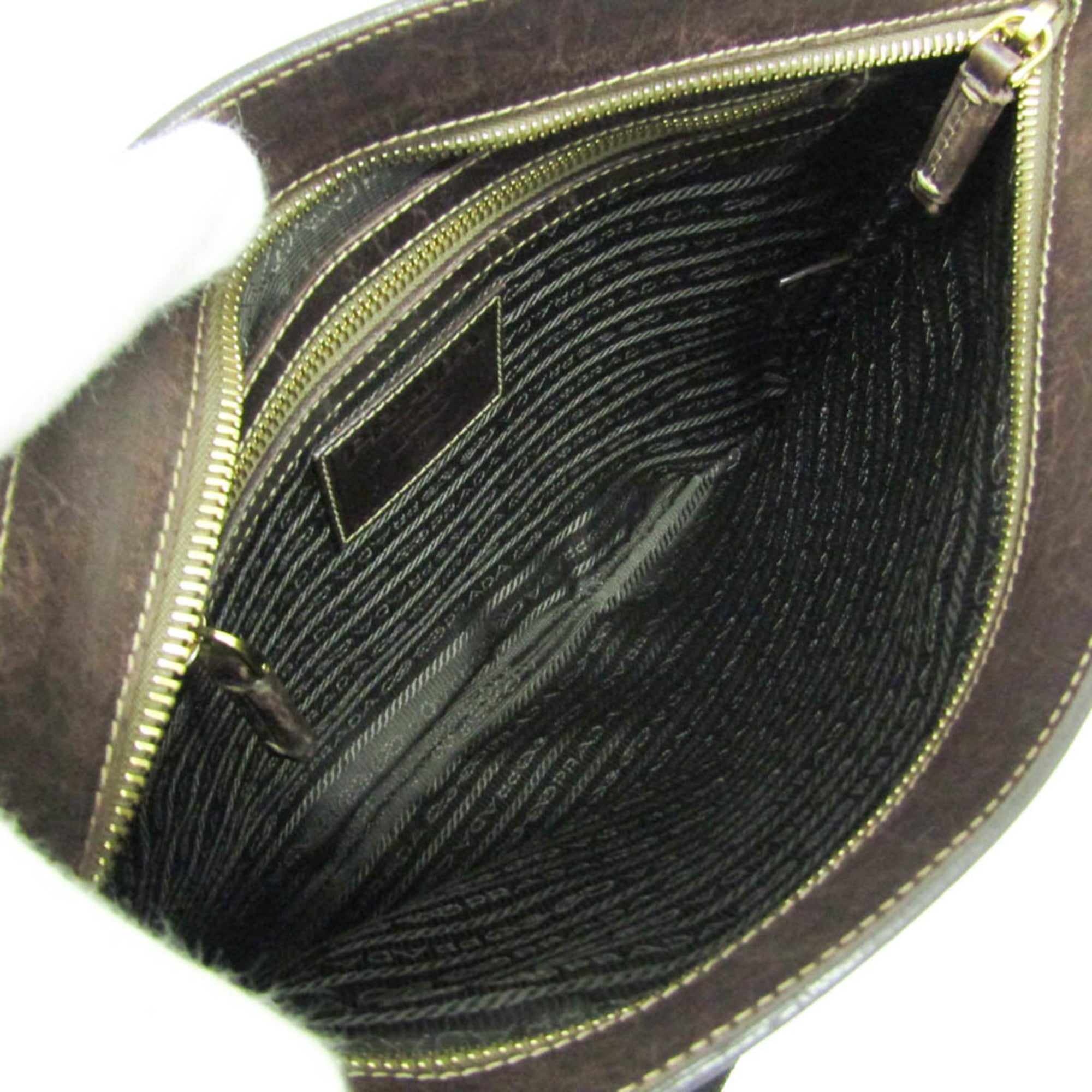 Prada Logo Jacquard · Canvas & Leather