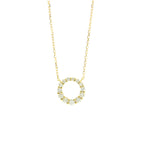 4°C Circle Diamond · 18K Yellow Gold