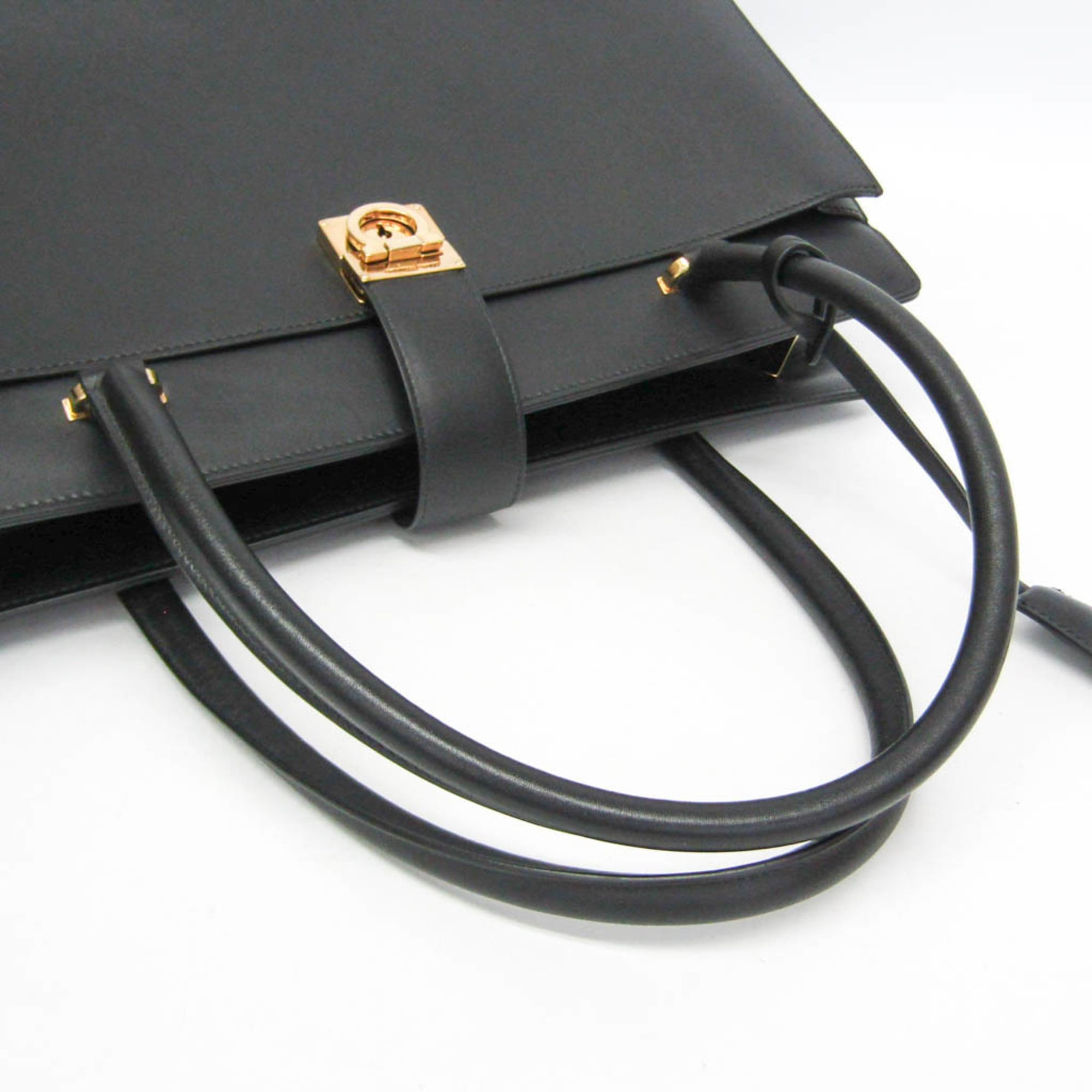 Salvatore Ferragamo Gancini · Leather Tote