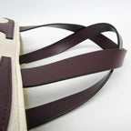 Valentino Garavani V Logo · Leather Canvas Tote