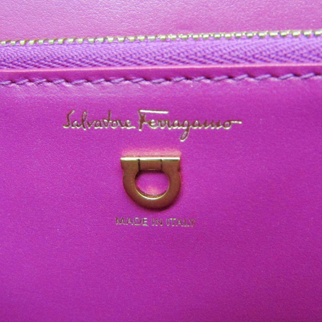 Salvatore Ferragamo Gancini · Lilac Leather