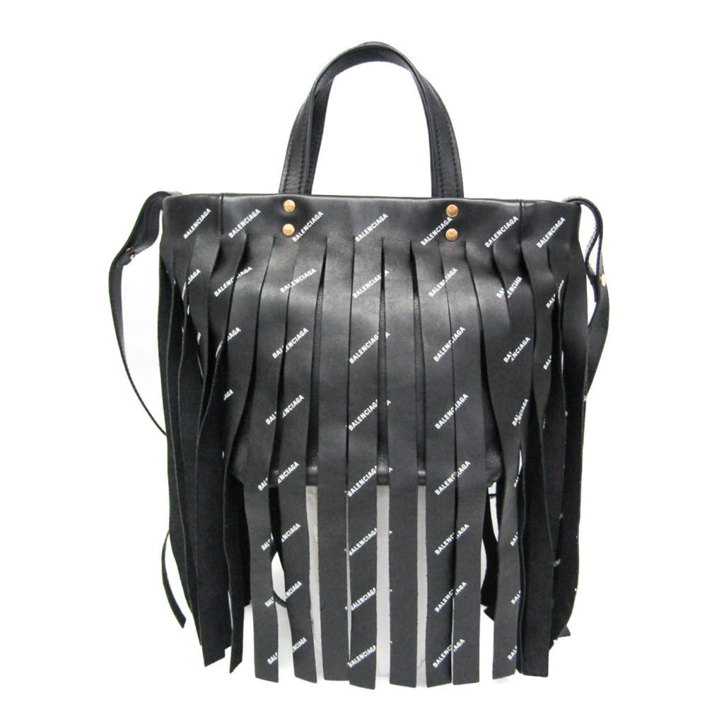 Balenciaga Laundry Cabas XS · Fringe · Leather