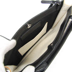 Balenciaga Navy Pochette · Canvas & Leather