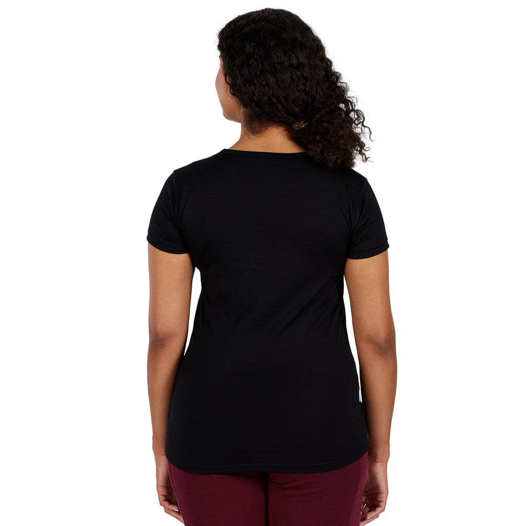 Lightweight Women's T-Shirt Crew Top - 100% Merino Wool