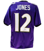Jacoby Jones Signed/Auto Custom Football Jersey Baltimore Ravens JSA 193186