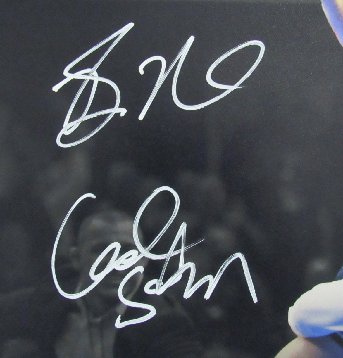 Bo Nickal/Cael Sanderson Penn State Wrestling Signed 11x14 Photo JSA 192669