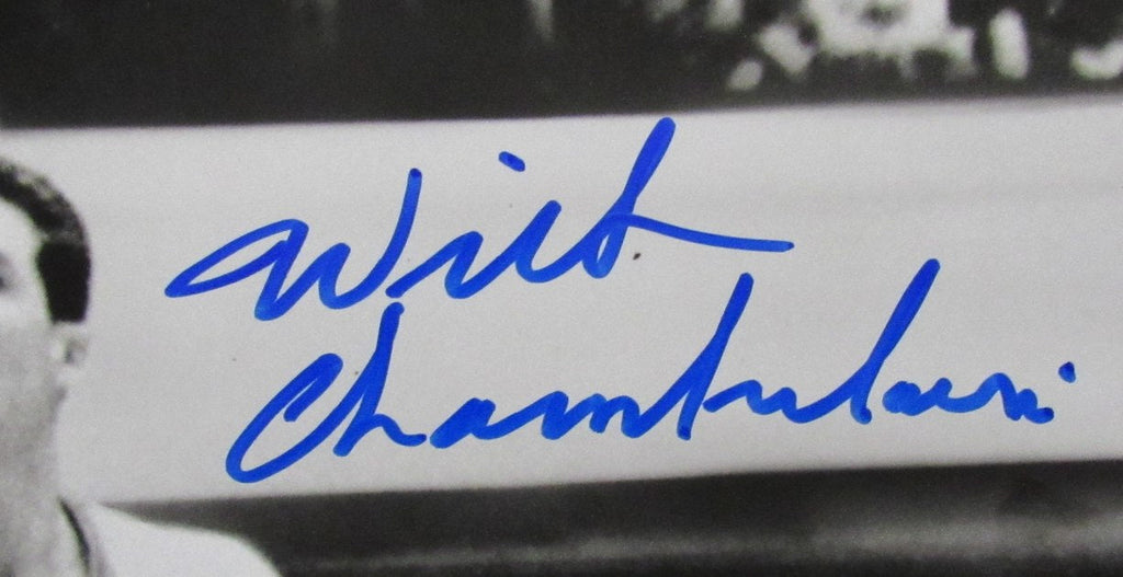 Wilt Chamberlain Signed/Autographed 16x20 Photo Sixers PSA/DNA "10" 192682