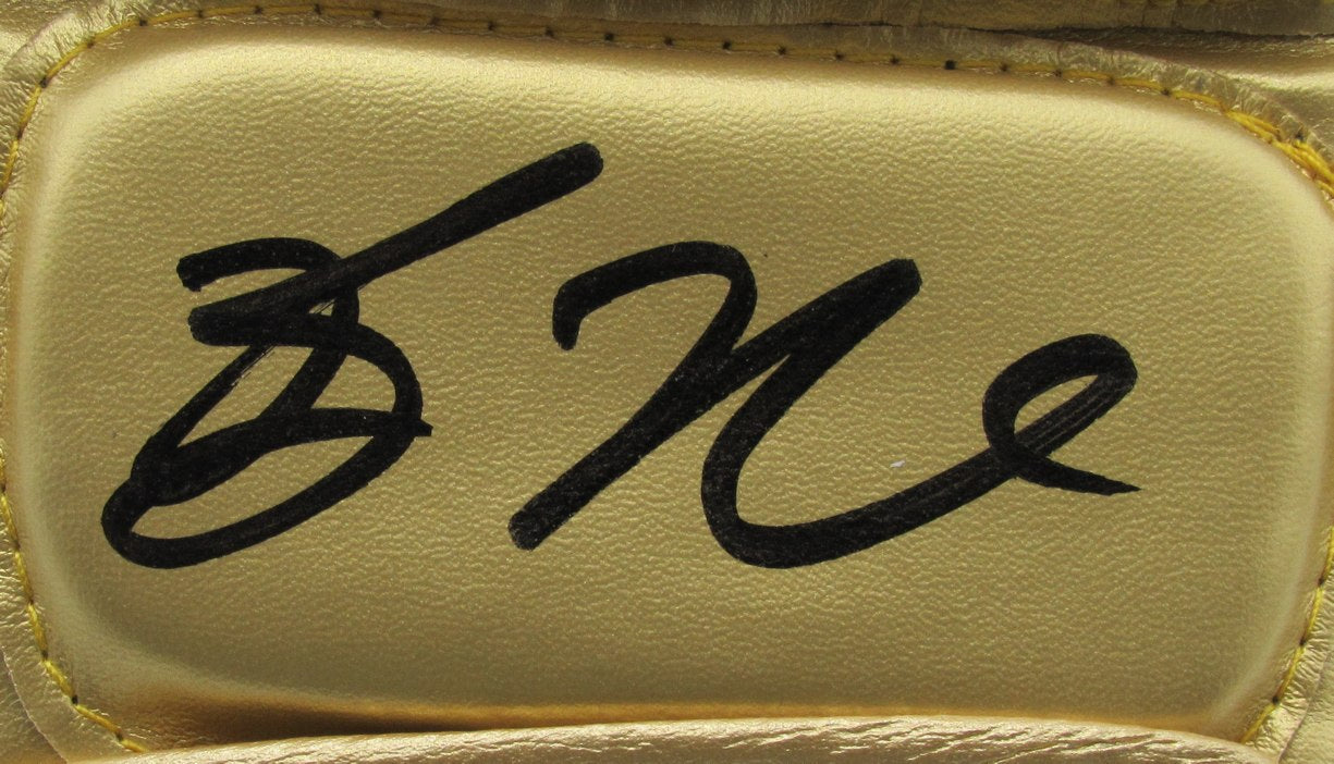 Bo Nickal Autographed Gold Right UFC Fight Glove JSA 192687