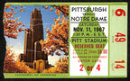 November 11, 1967 Pittsburgh vs. Notre Dame Football Game Ticket Stub 193192