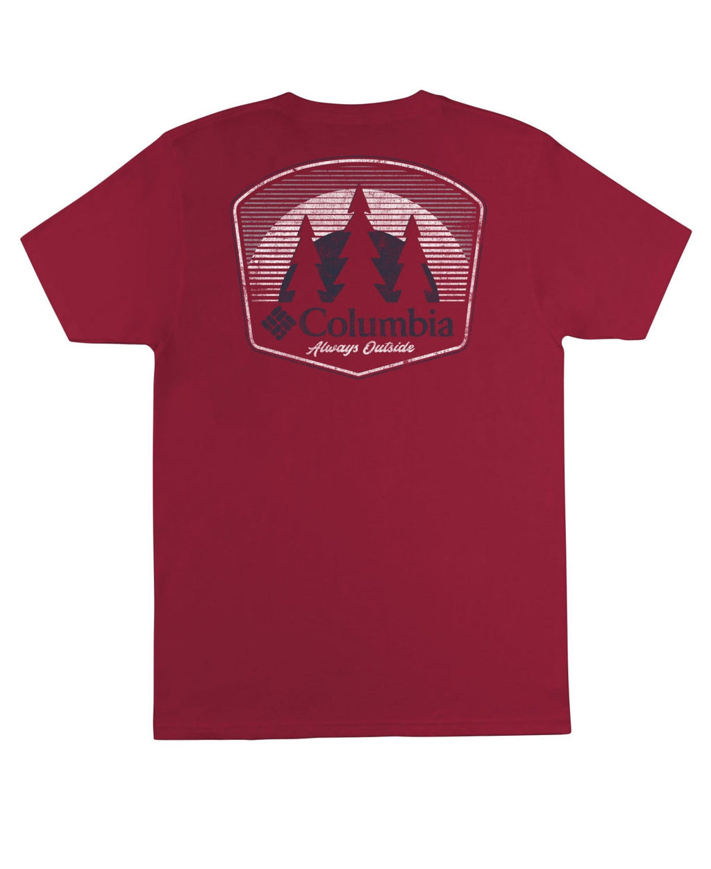 Columbia Men s Fade Graphic T shirt Red Size Medium