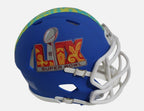 Super Bowl 59 LIX Speed Mini Helmet Kansas City Chiefs Eagles Un Signed 193474