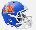 Super Bowl 59 Royal Blue REPLICA Full Size Football Helmet Chiefs Eagles Un Signed