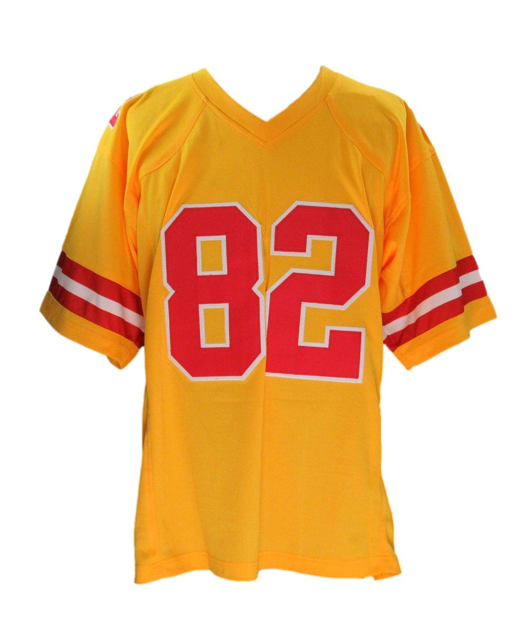Dante Hall Signed/Autographed Gold Custom Football Jersey KC Chiefs JSA 193583
