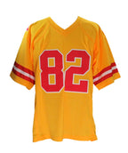 Dante Hall Signed/Autographed Gold Custom Football Jersey KC Chiefs JSA 193583