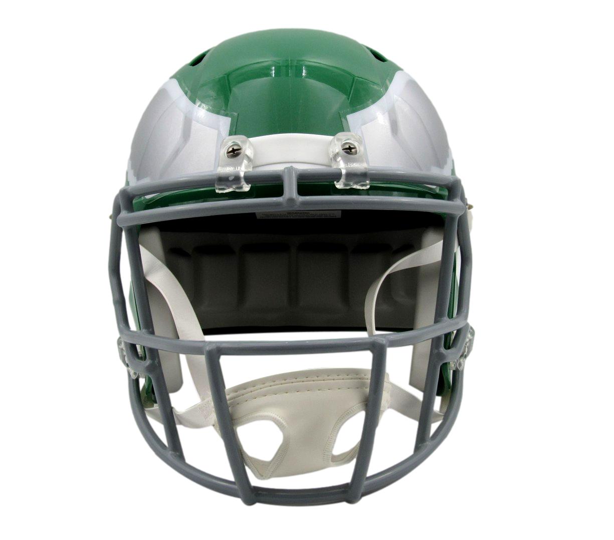 Nolan Smith Signed/Inscribed Full Size Replica Kelly Helmet Eagles JSA 193470