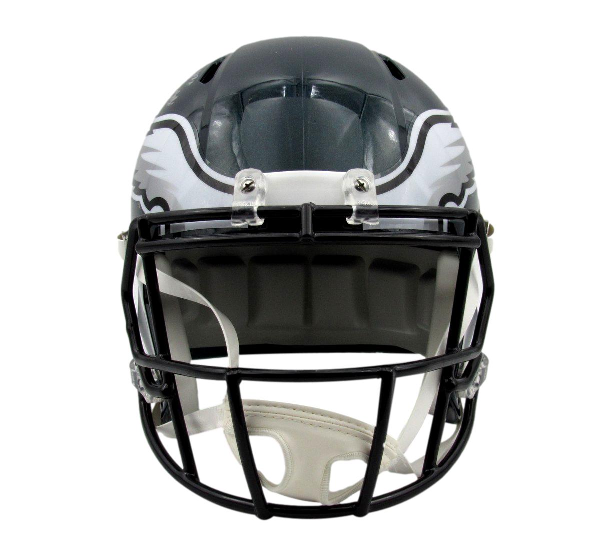 Nolan Smith Signed/Inscribed Full Size Speed Replica Helmet Eagles JSA 193472