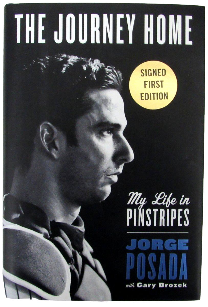 Jorge Posada Signed/Autographed "The Journey Home" Book Yankees JSA 193638