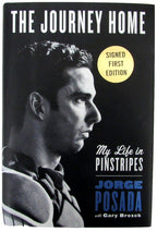 Jorge Posada Signed/Autographed "The Journey Home" Book Yankees JSA 193638