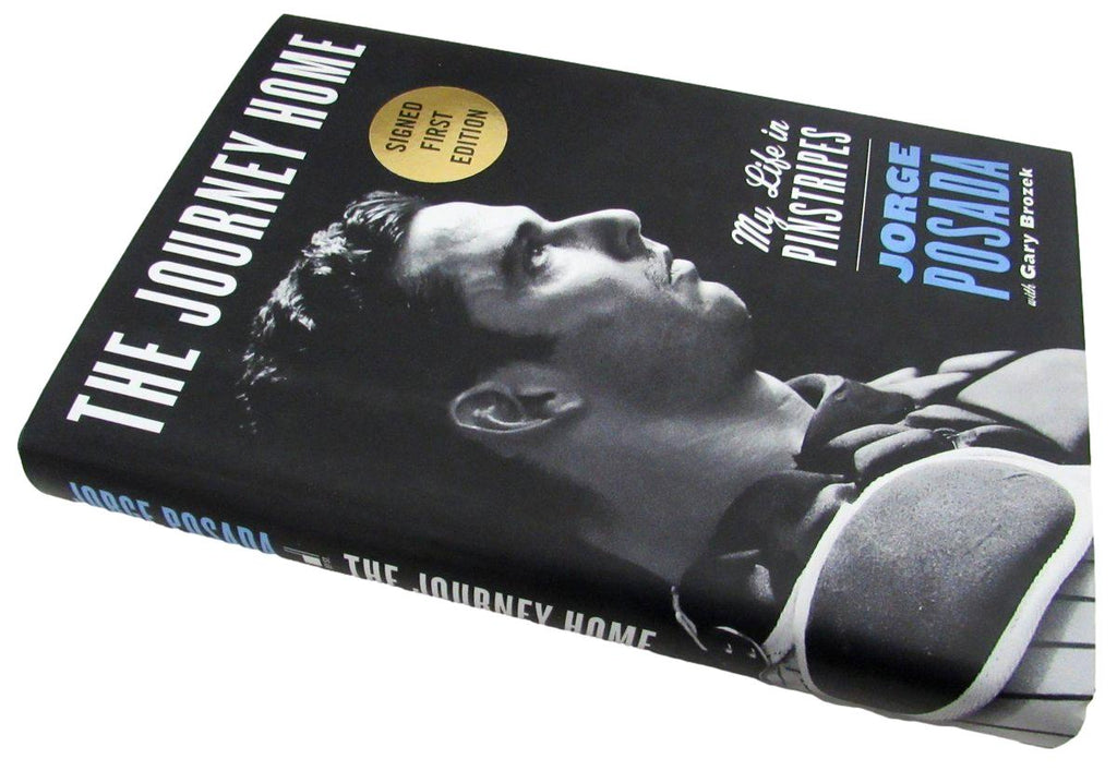 Jorge Posada Signed/Autographed "The Journey Home" Book Yankees JSA 193638