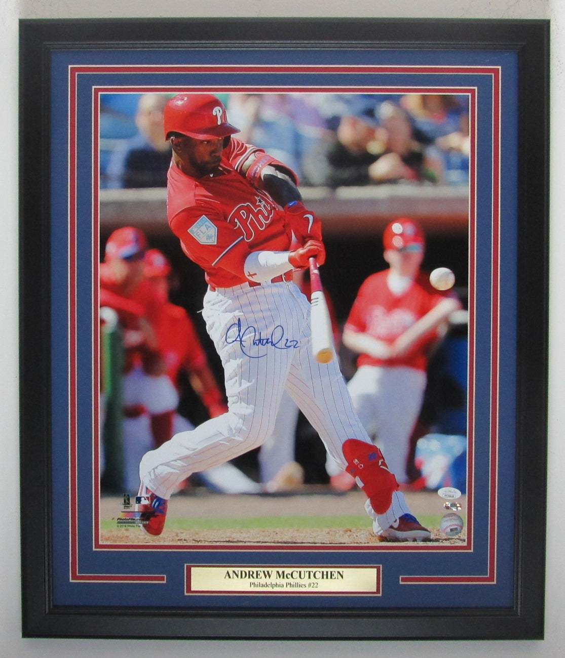 Andrew McCutchen Phillies Signed/Autographed 16x20 Photo Framed JSA 146987