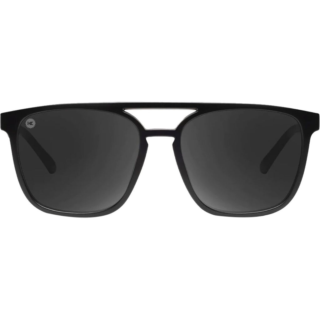 Brightsides Polarized Sunglasses // Matte Black On Black + Smoke