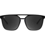 Brightsides Polarized Sunglasses // Matte Black On Black + Smoke