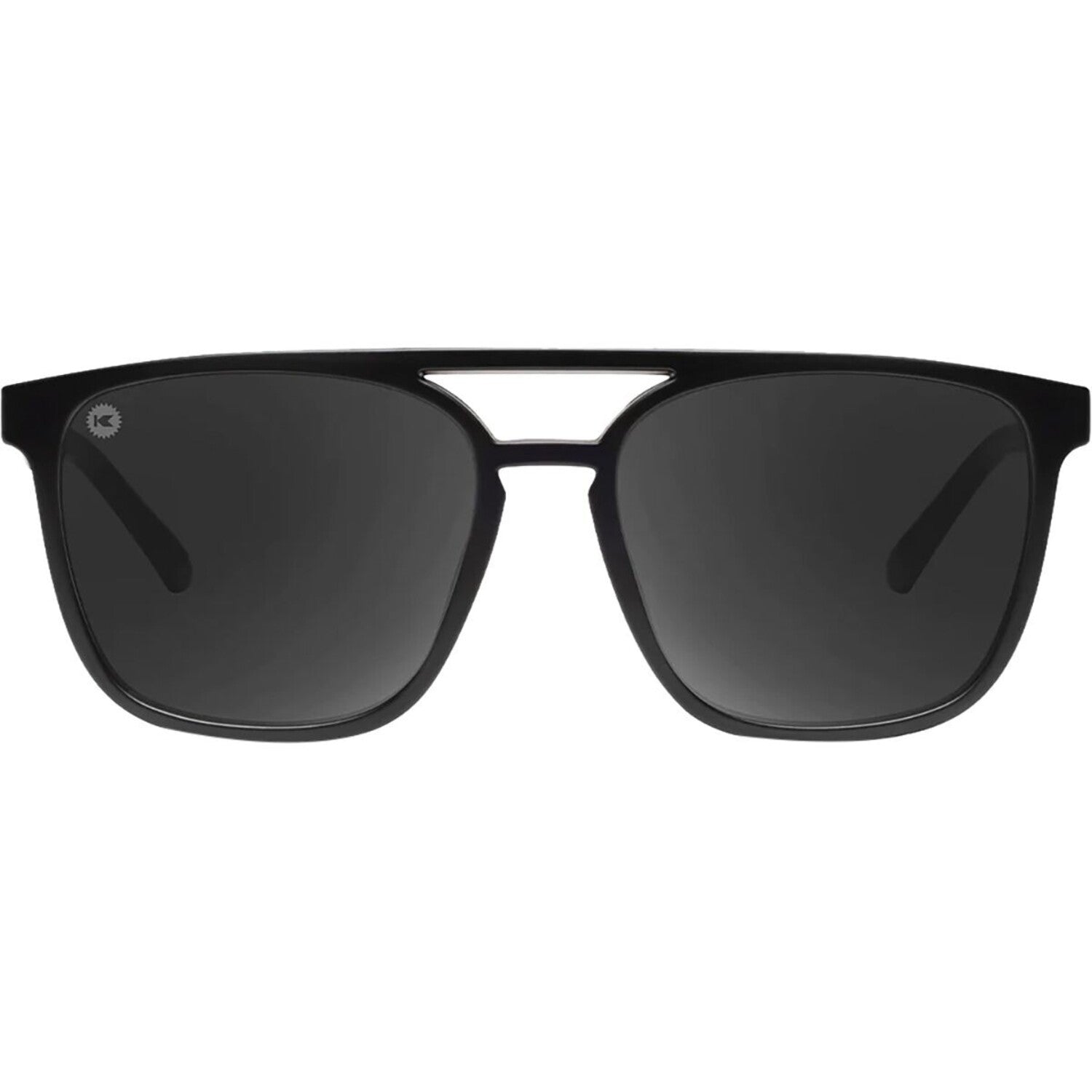 Brightsides Polarized Sunglasses // Matte Black On Black + Smoke