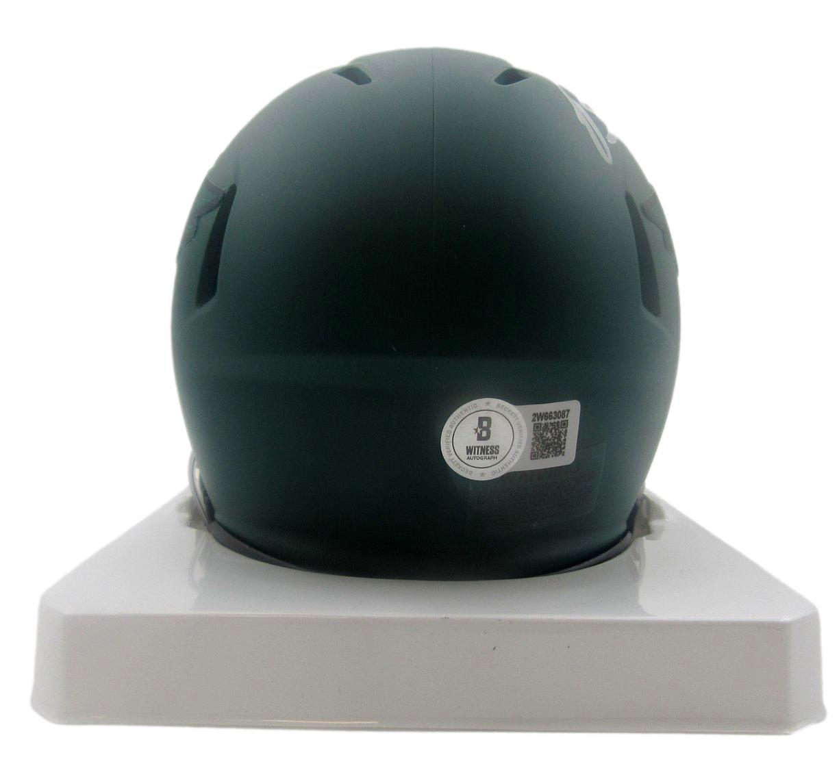 Brandon Graham Signed/Auto Rave Mini Football Helmet Eagles Beckett 193647