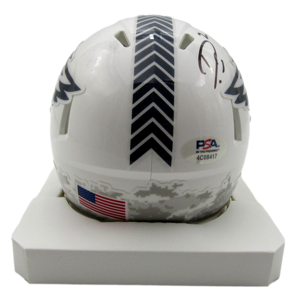 Darius Slay Signed/Auto Salute to Service Mini Helmet Eagles PSA/DNA 193657