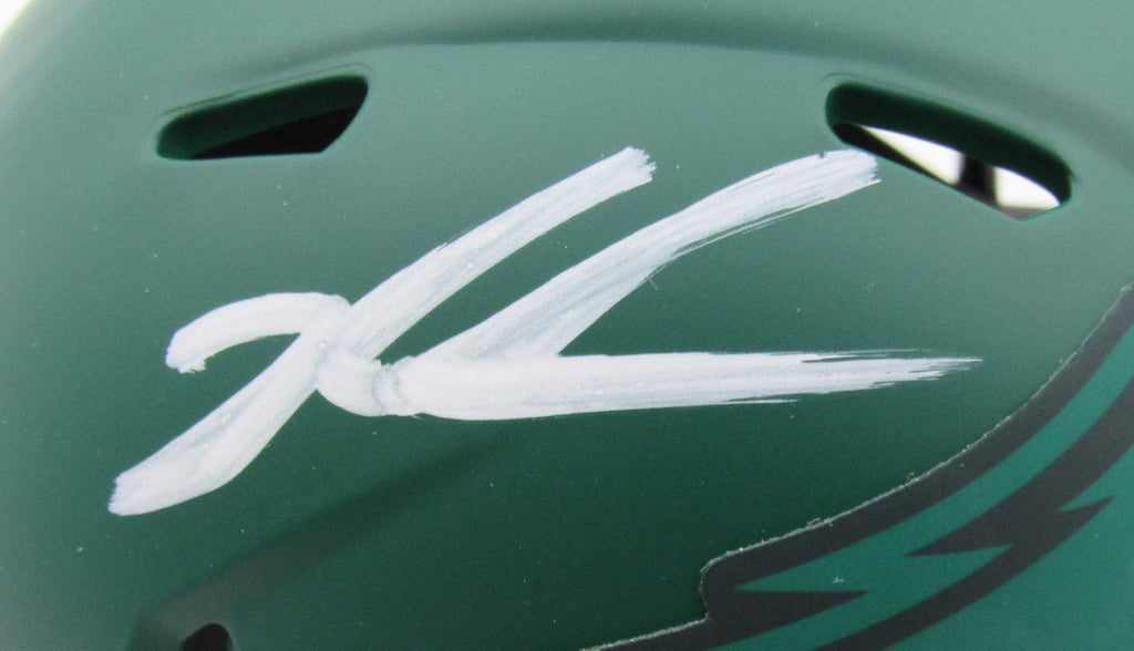 Jalen Carter Signed/Autographed Rave Mini Football Helmet Eagles PSA/DNA 193666
