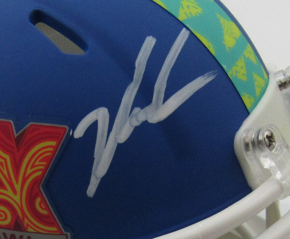 Jalen Carter Signed/Autographed Super Bowl 59 Mini Helmet Eagles PSA/DNA 193665