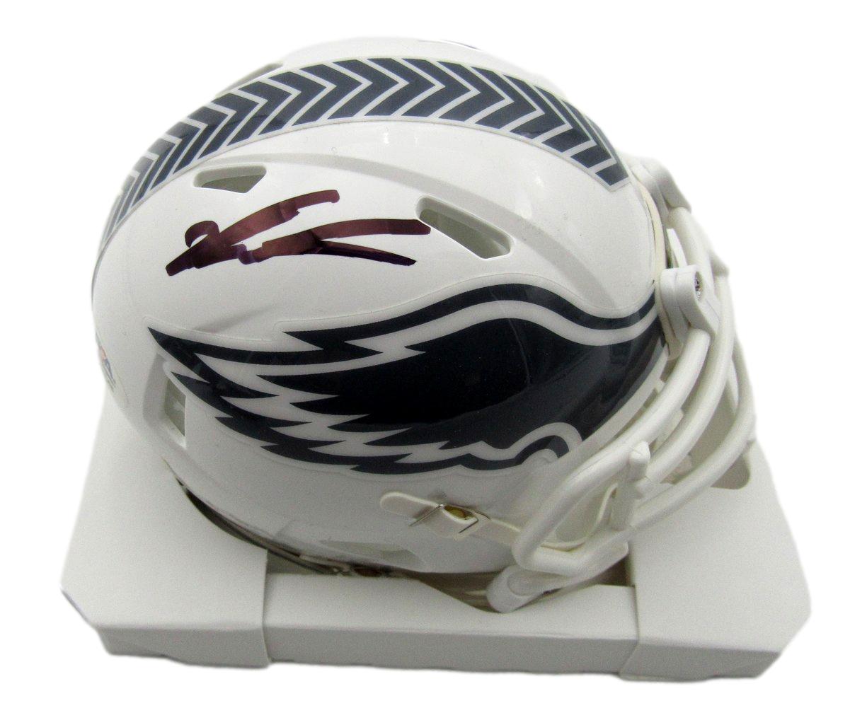 Jalen Carter Signed/Auto Salute to Service Mini Helmet Eagles PSA/DNA 193667