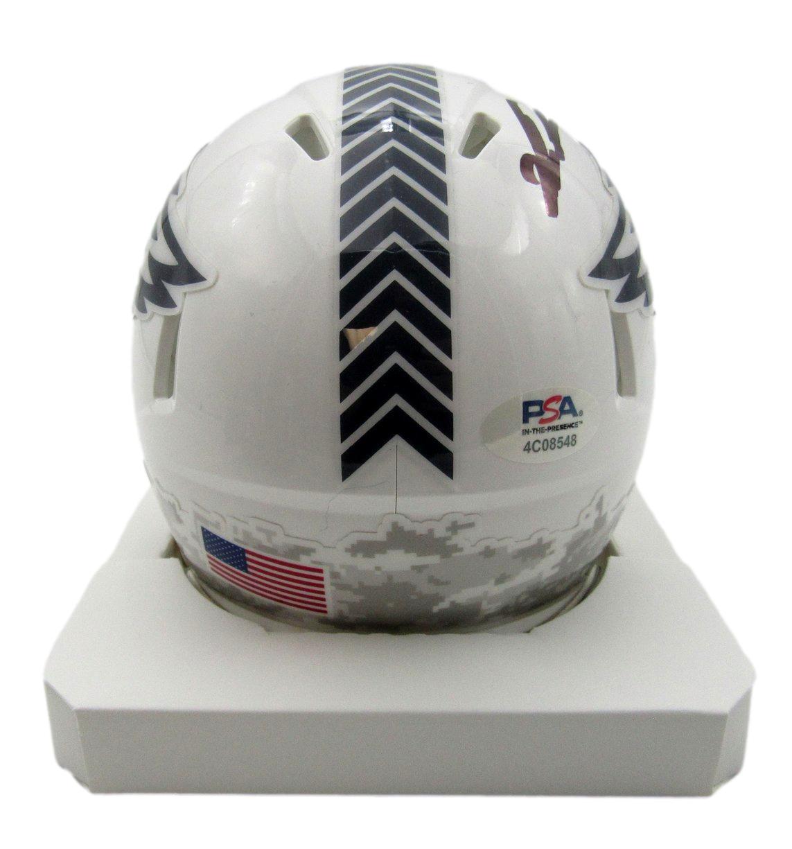 Jalen Carter Signed/Auto Salute to Service Mini Helmet Eagles PSA/DNA 193667