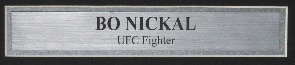 Bo Nickal Signed/Auto 8x10 Photo UFC Fighter Framed JSA 193624