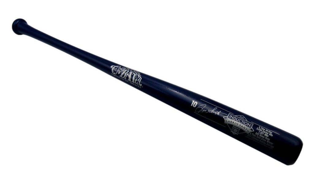 Ron Santo HOF Navy Blue Cooperstown Bat with Stats Chicago Cubs UNSIGNED 192630