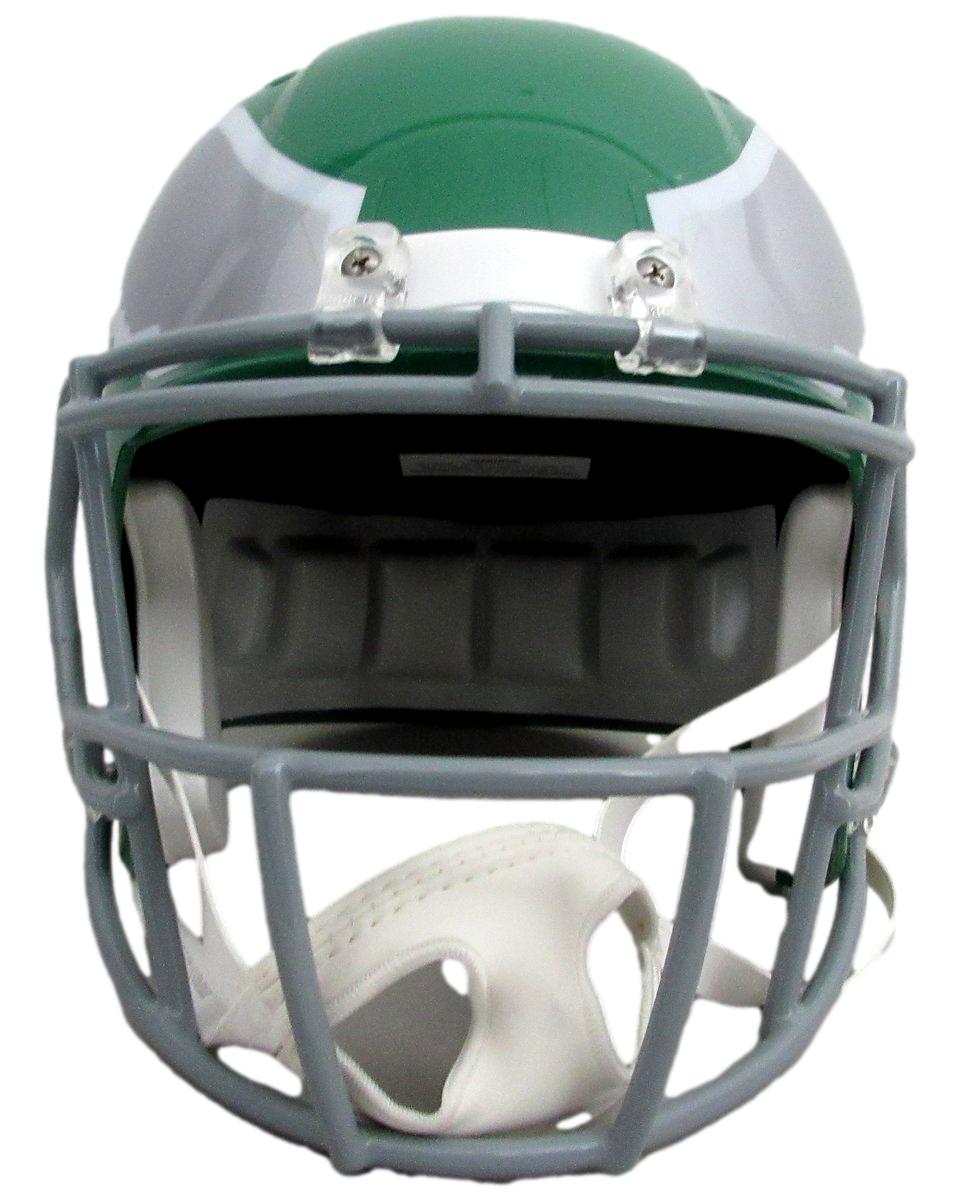 Brandon Graham Signed/Inscr Kelly Full Size Replica Helmet Eagles Beckett 193644