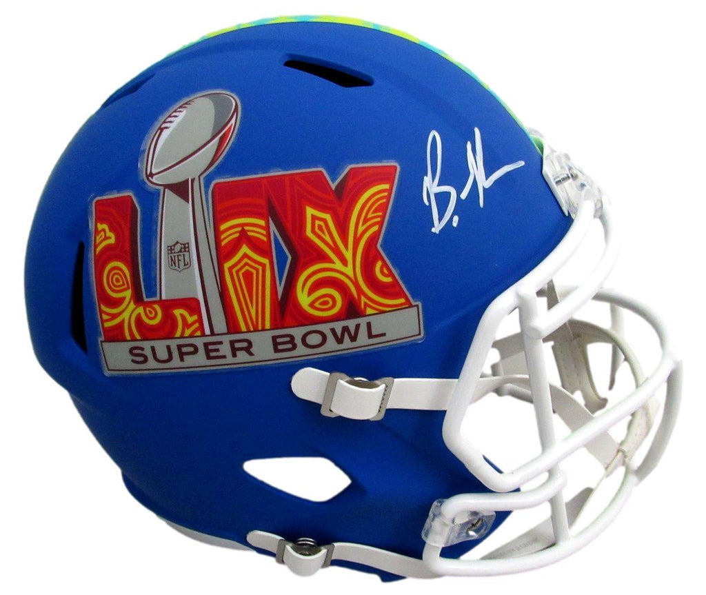 Brandon Graham Signed/Auto SB 59 Full Size Replica Helmet Eagles Beckett 193645