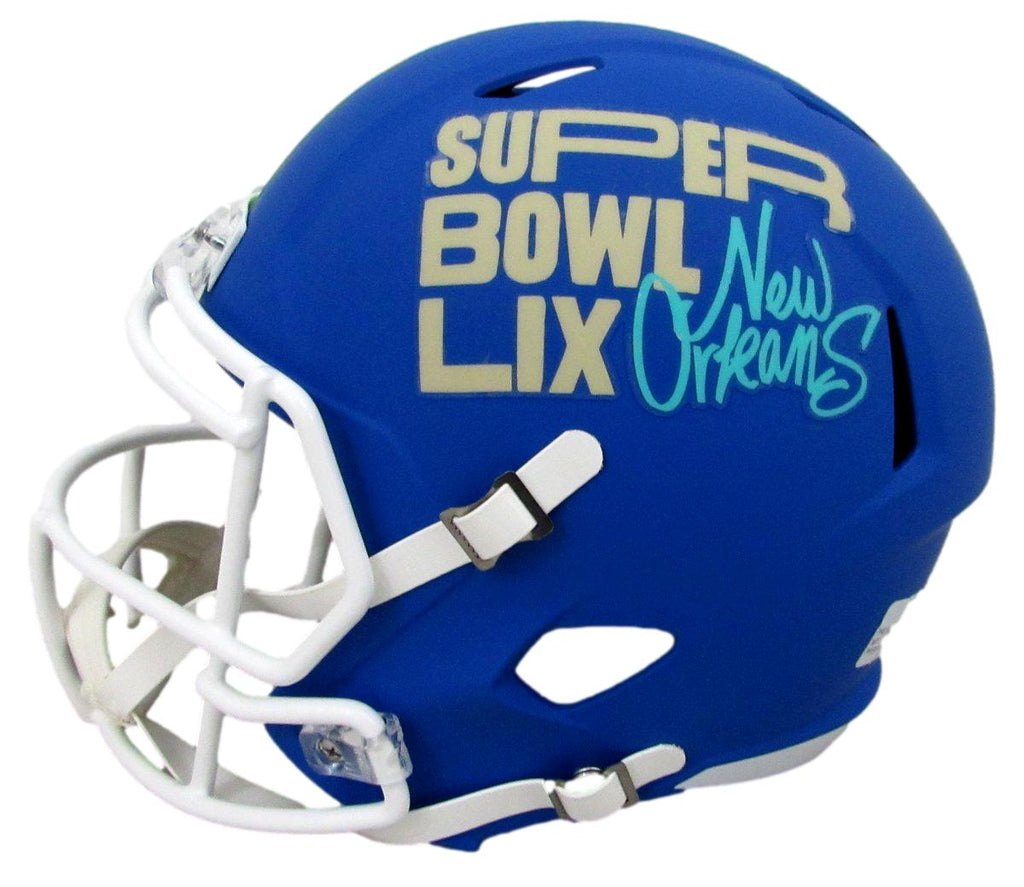 Brandon Graham Signed/Auto SB 59 Full Size Replica Helmet Eagles Beckett 193645