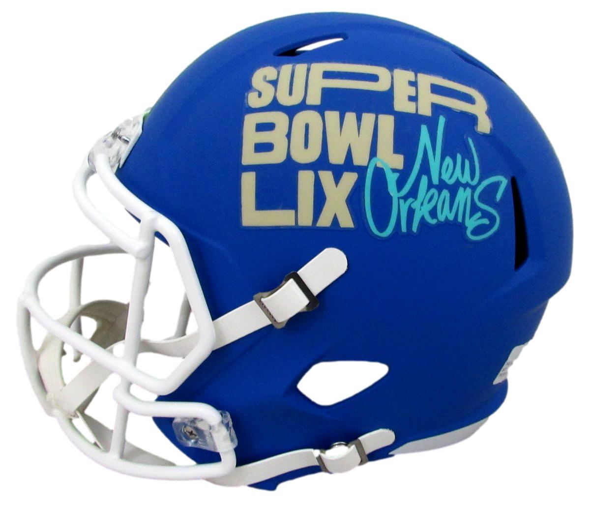 Brandon Graham Signed/Auto SB 59 Full Size Replica Helmet Eagles Beckett 193645