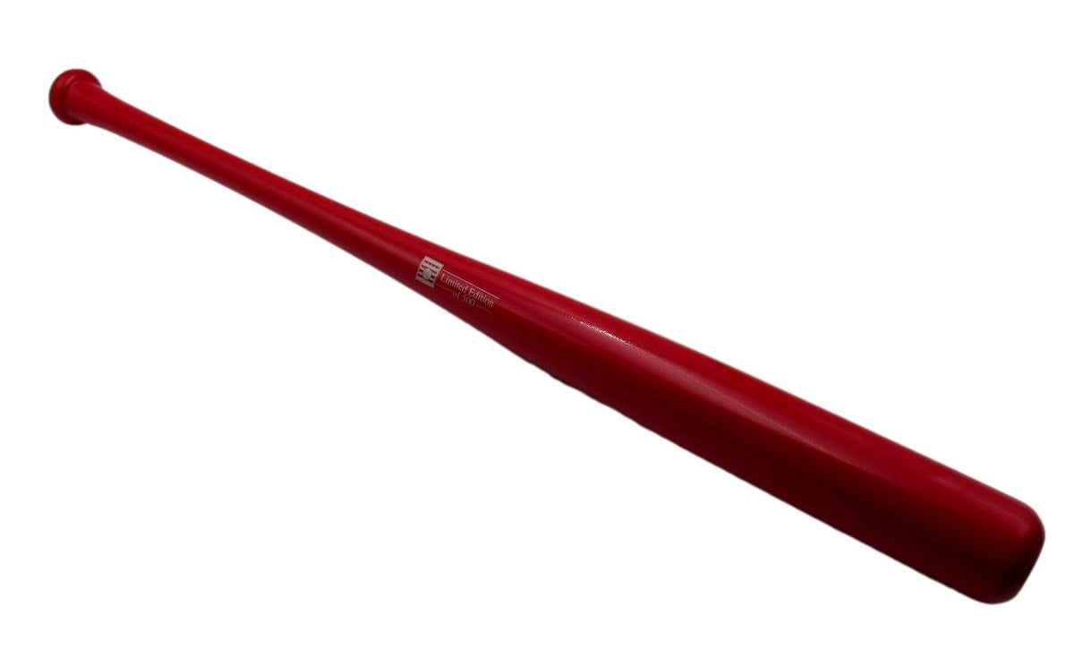 Rogers Hornsby HOF Red Cooperstown Bat with Stats Cardinals UNSIGNED 192637