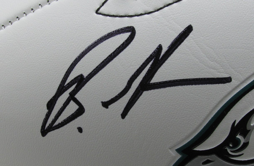 Brandon Graham Signed/Autographed White Eagles Logo Football Beckett 193650
