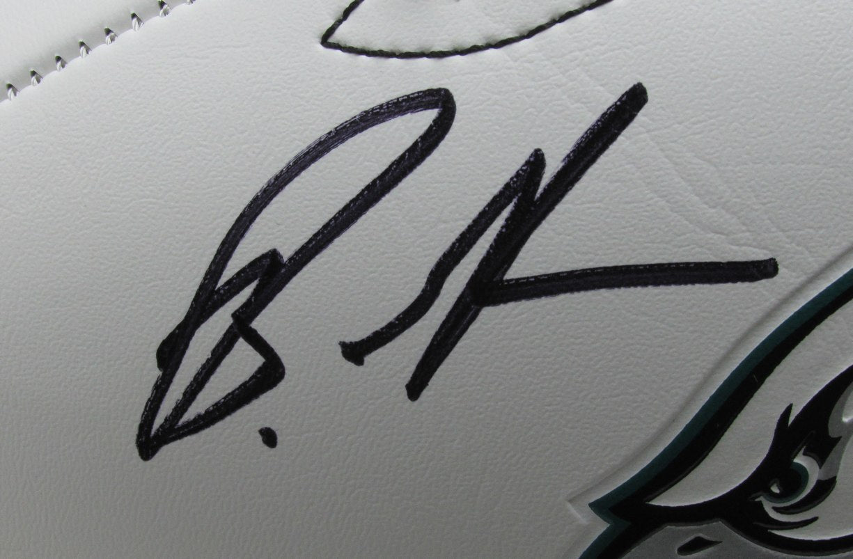 Brandon Graham Signed/Autographed White Eagles Logo Football Beckett 193650